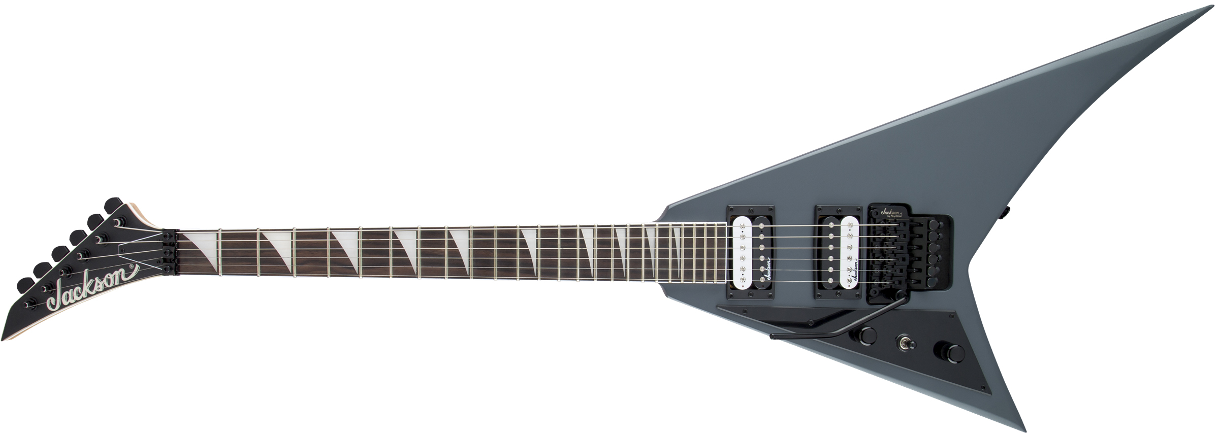 Jackson JS Rhoads JS32L Amaranth Klavye Satin Gray Solak Elektro Gitar 1