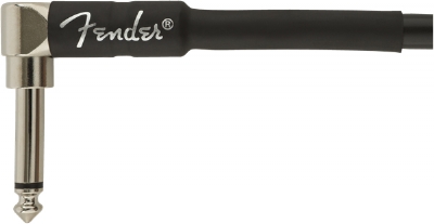 Fender Professional Düz/L Uçlu 3m Siyah Enstrüman Kablosu 3