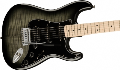 Squier Affinity Stratocaster FMT HSS Akçaağaç Klavye Black Burst Elektro Gitar 4