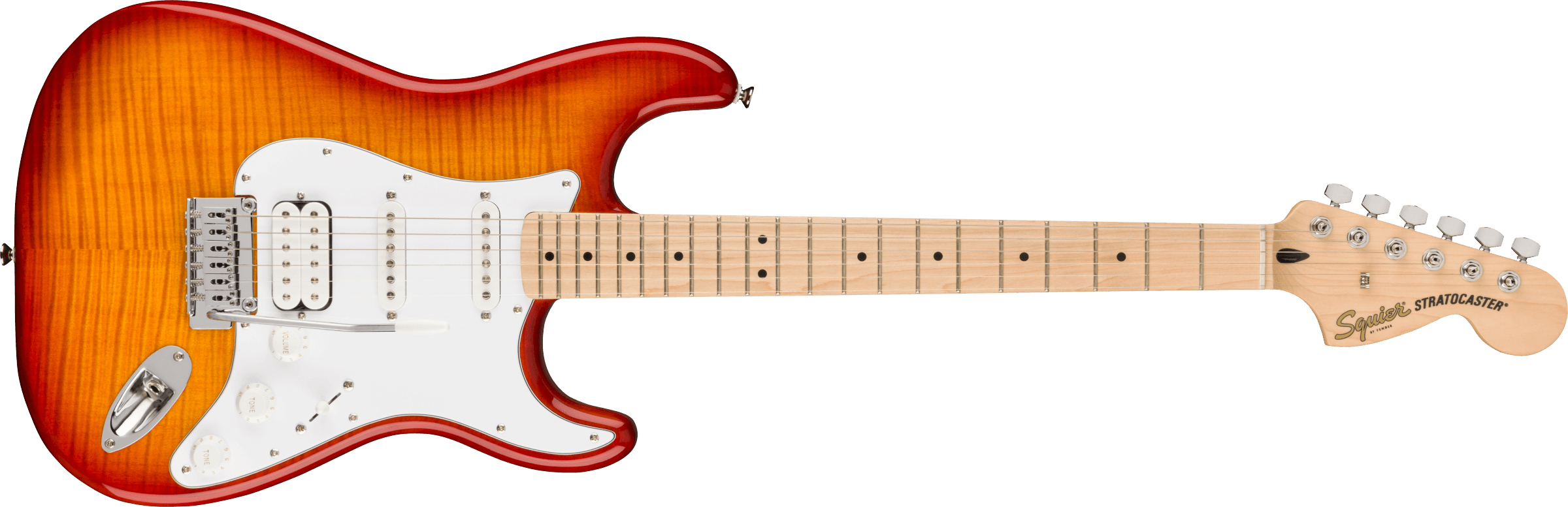Squier Affinity Stratocaster FMT HSS Akçaağaç Klavye Sienna Sunburst Elektro Gitar 1