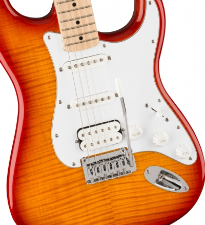 Squier Affinity Stratocaster FMT HSS Akçaağaç Klavye Sienna Sunburst Elektro Gitar 3