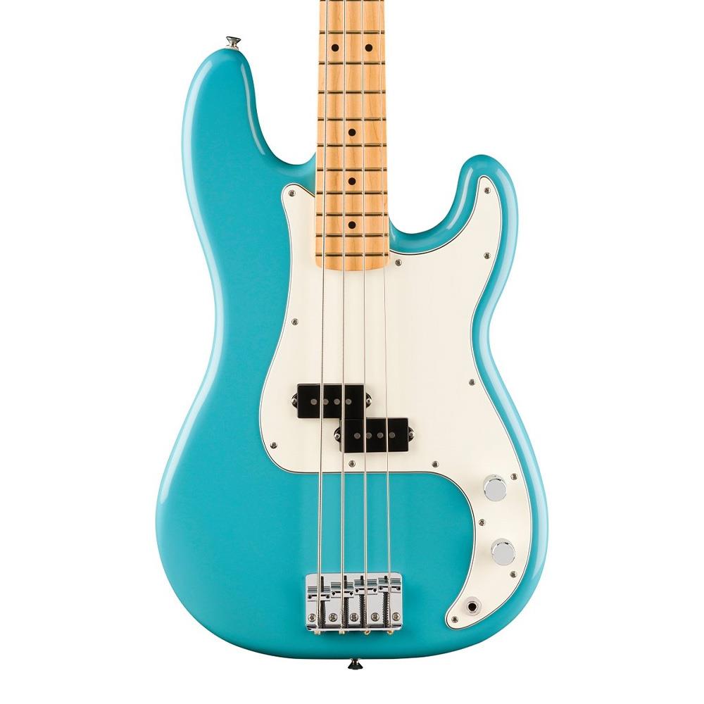 Fender Player II Precision Bass Akçaağaç Klavye Aquatone Blue Bas Gitar 3