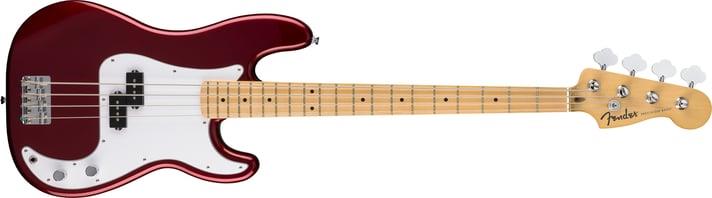 Fender Standard Precision Bass Akçaağaç Klavye Candy Cola Bas Gitar 2