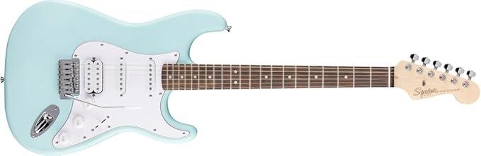 Squier Debut Stratocaster HSS Laurel Klavye Daphne Blue Elektro Gitar 1
