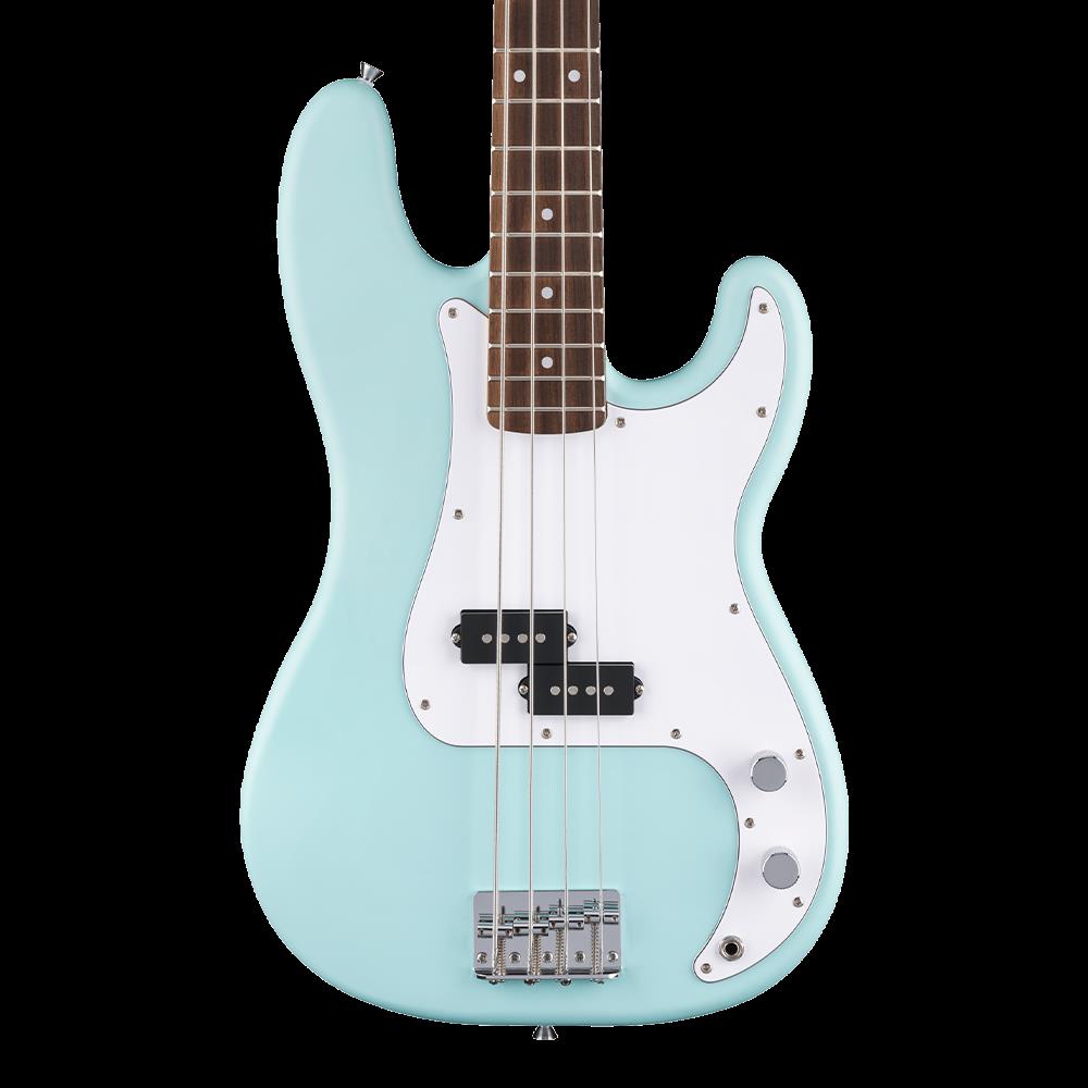 Squier Debut Precision Bass Laurel Klavye Daphne Blue Bas Gitar 3