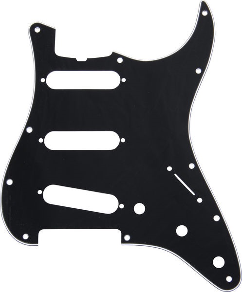 Fender Pickguard &apos;62 Strat 11 Hole S/S/S 3-Ply B/W/B 1