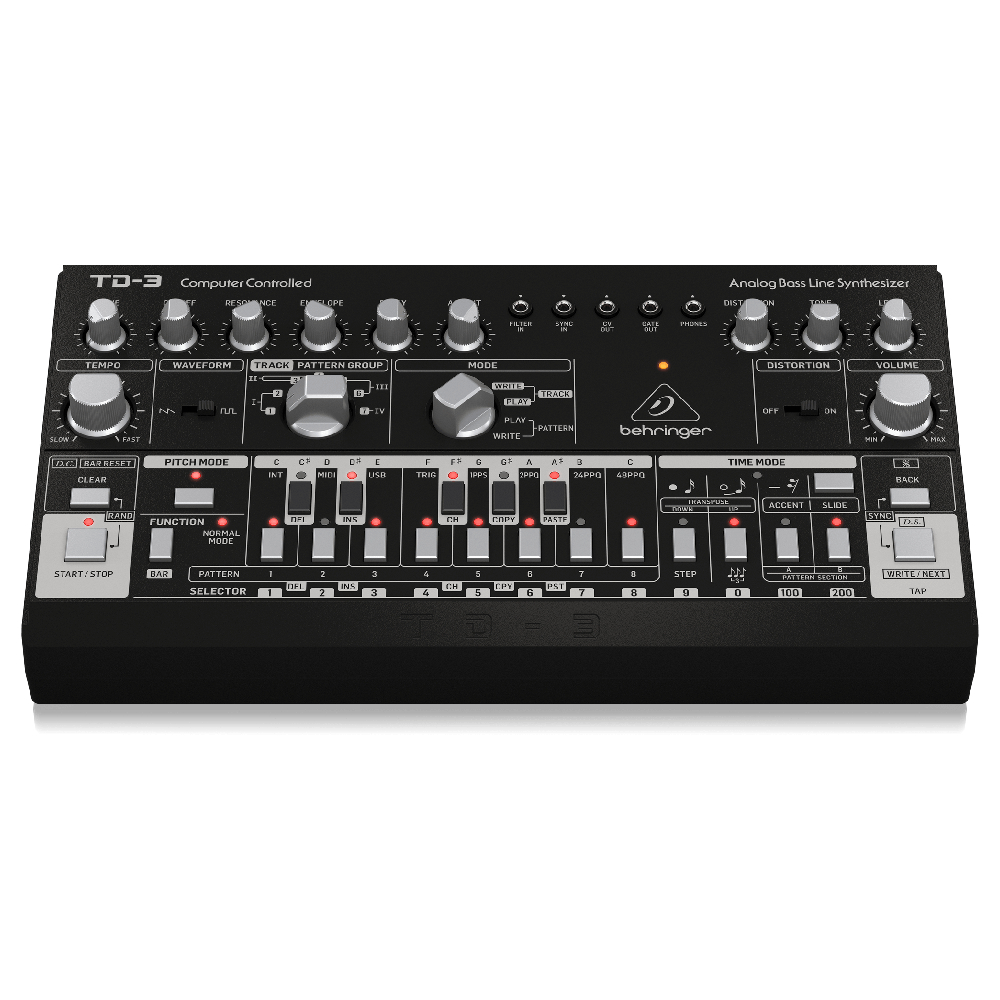 BEHRINGER TD-3-BK Analog Bass Line Synthesizer (Siyah) 2