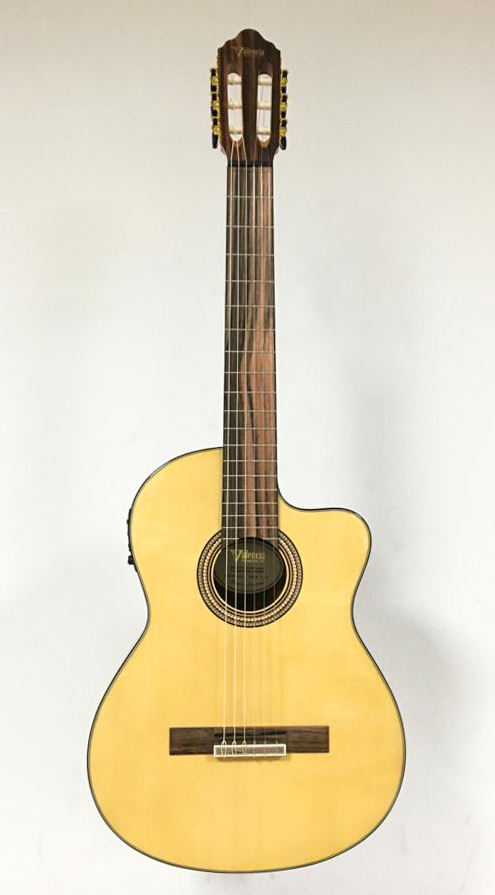 VALENCIA VC564CE ELEKTRO KLASİK GİTAR, CUTAWAY, 4/4, NATUREL 1