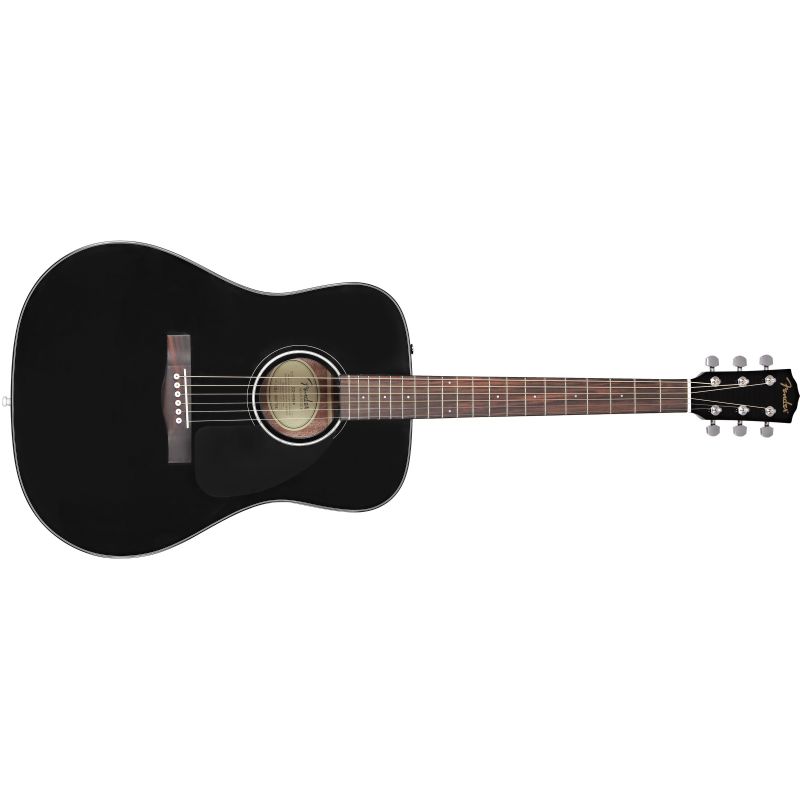Fender CD-60 Dreadnought V3 DS Black Akustik Gitar 1