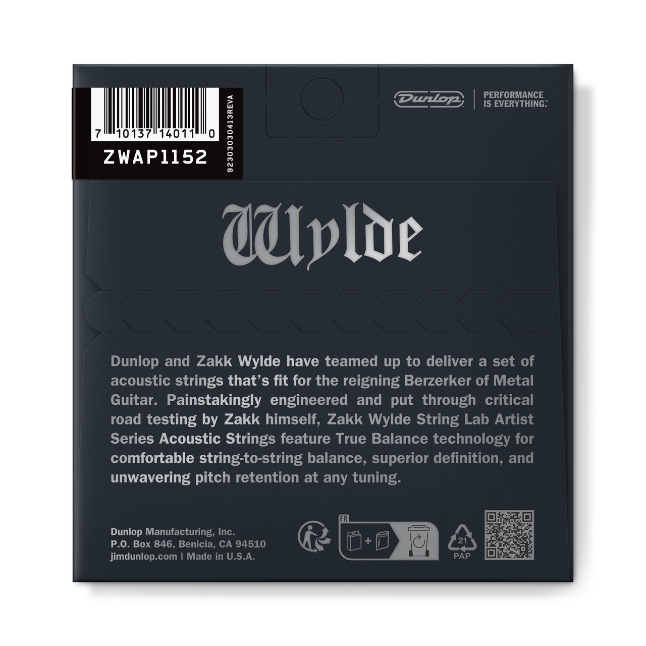 Jim Dunlop Zakk Wylde String Lab Akustik Gitar Teli (11-52) 2