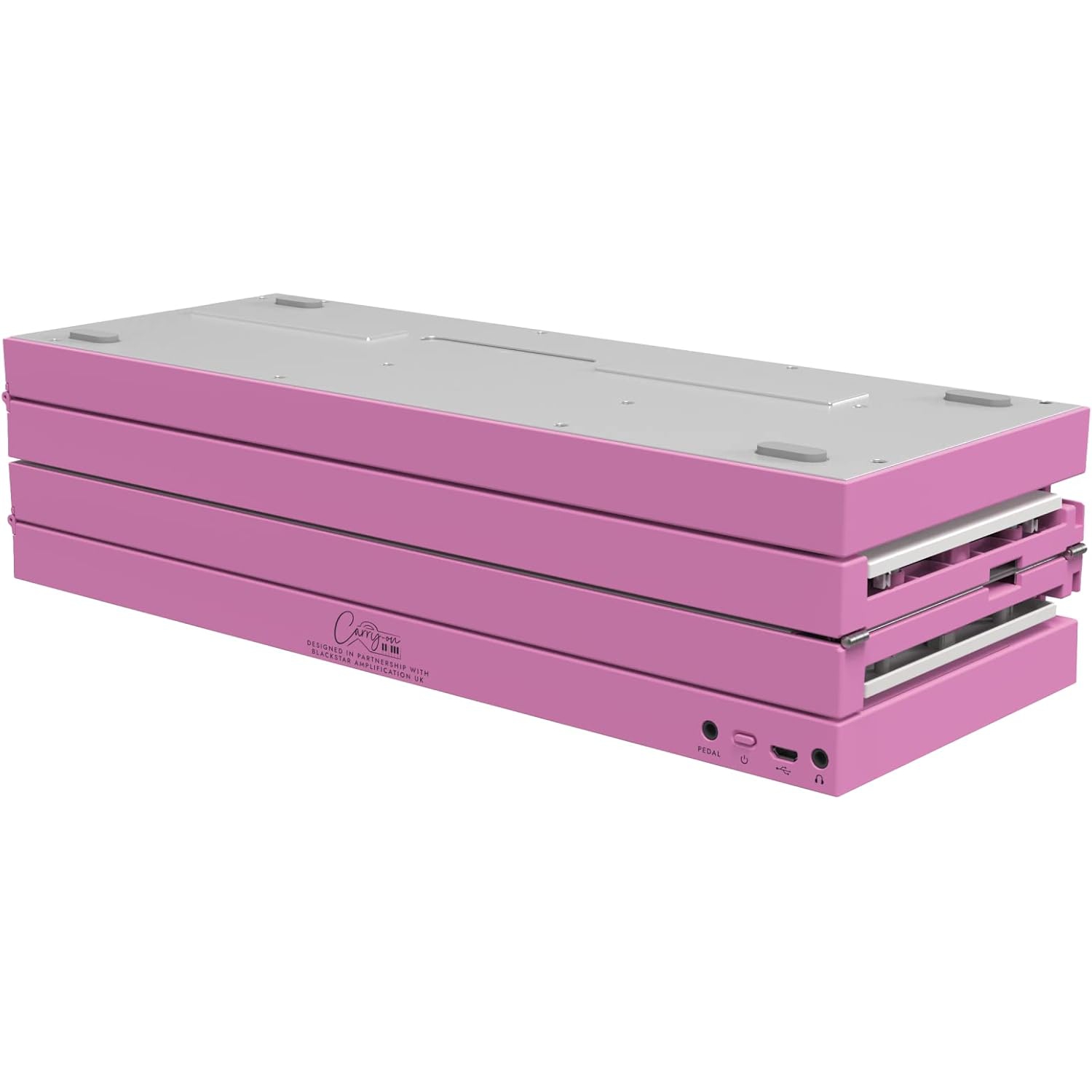 Blackstar Carry-on Folding 88 Tuşlu Taşınabilir & Katlanabilir Dijital Piyano (Pembe) 2