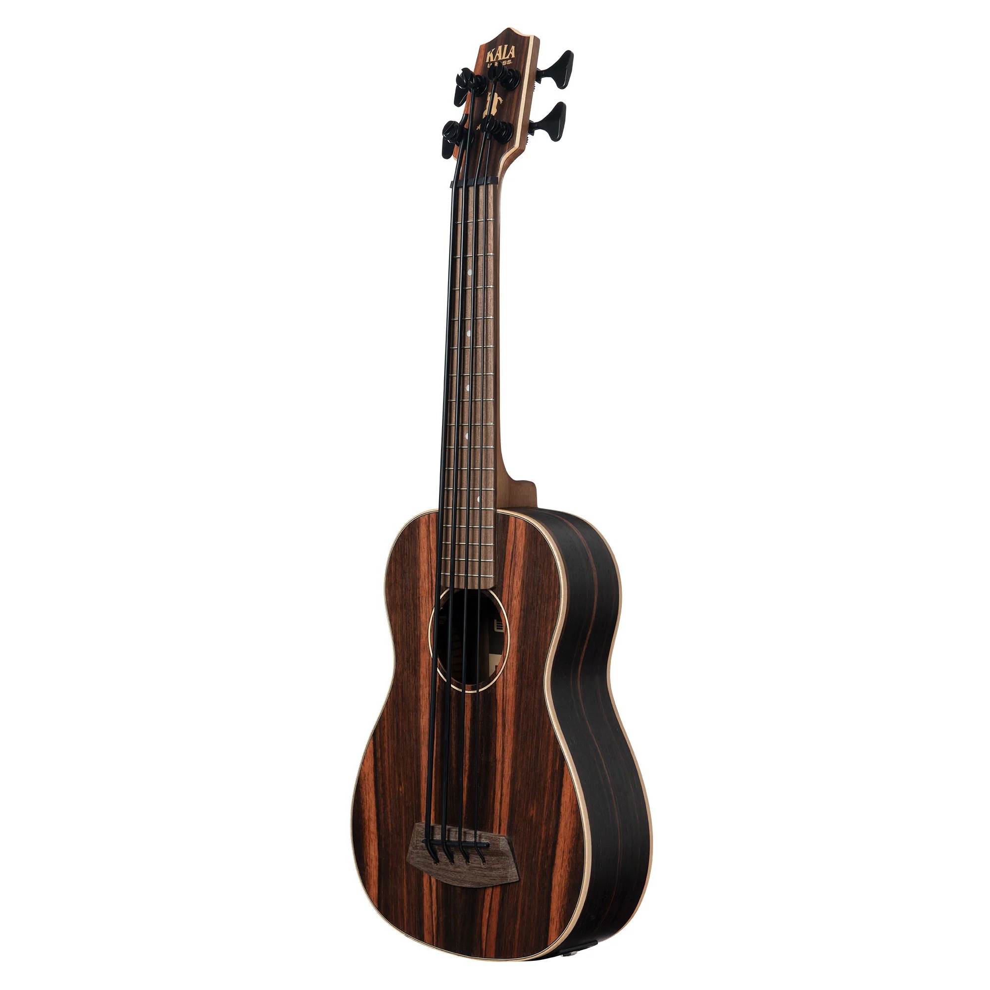 Kala U-bass Şeritli Abanoz Elektro Akustik Mini Bas Gitar 2