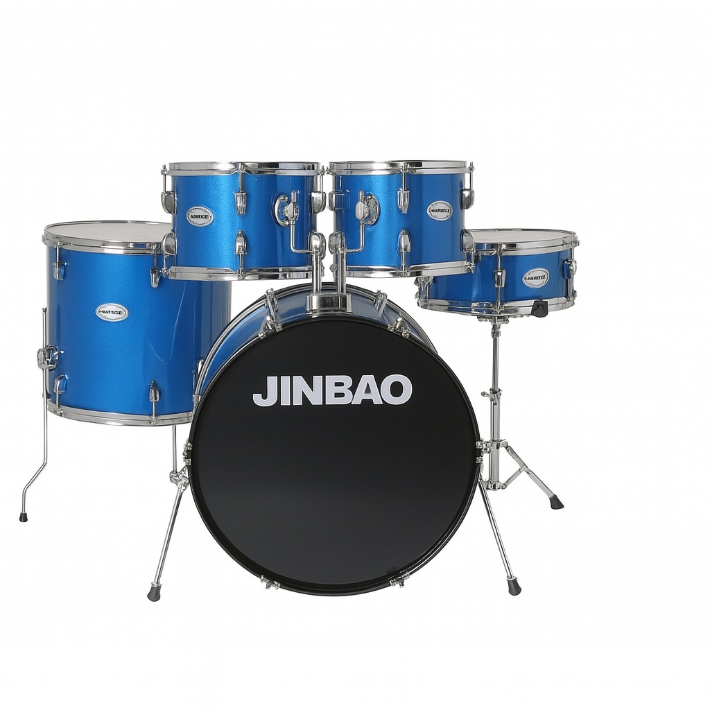 Jinbao JBP1212A 5 Parça Çocuk Davul Seti (Mavi) 1