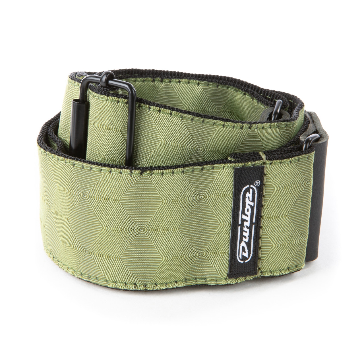 Jim Dunlop  D6710 Jacquard Hexagon Echo Olive Gitar Askısı 2
