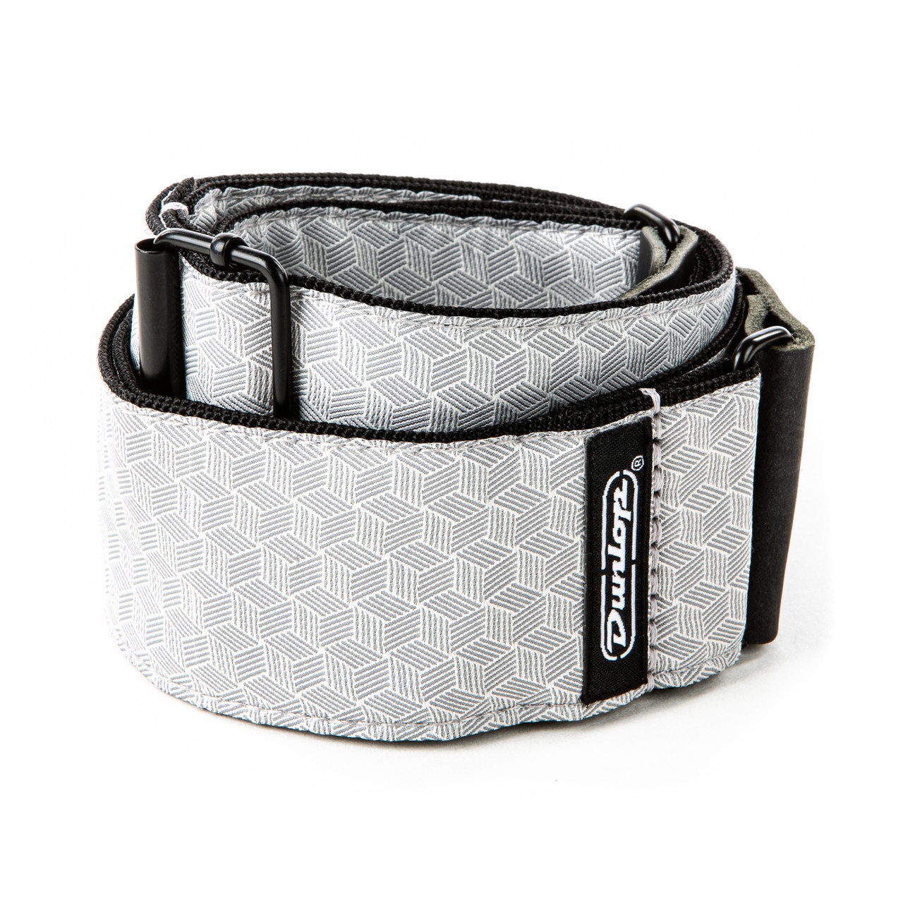 Jim Dunlop D6712 Jacquard Cube Hatch Light Grey Gitar Askısı 2