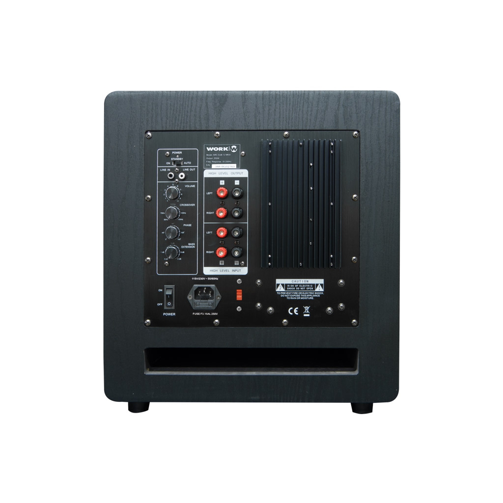 Work ARC SUB 12 MKII Aktif Subwoofer Hoparlör (Siyah) 3