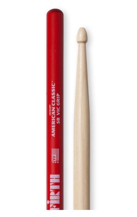 BAGET(ÇİFT) VIC 5B GRIP, HICKORY, 0.595"x16", MEDI 2