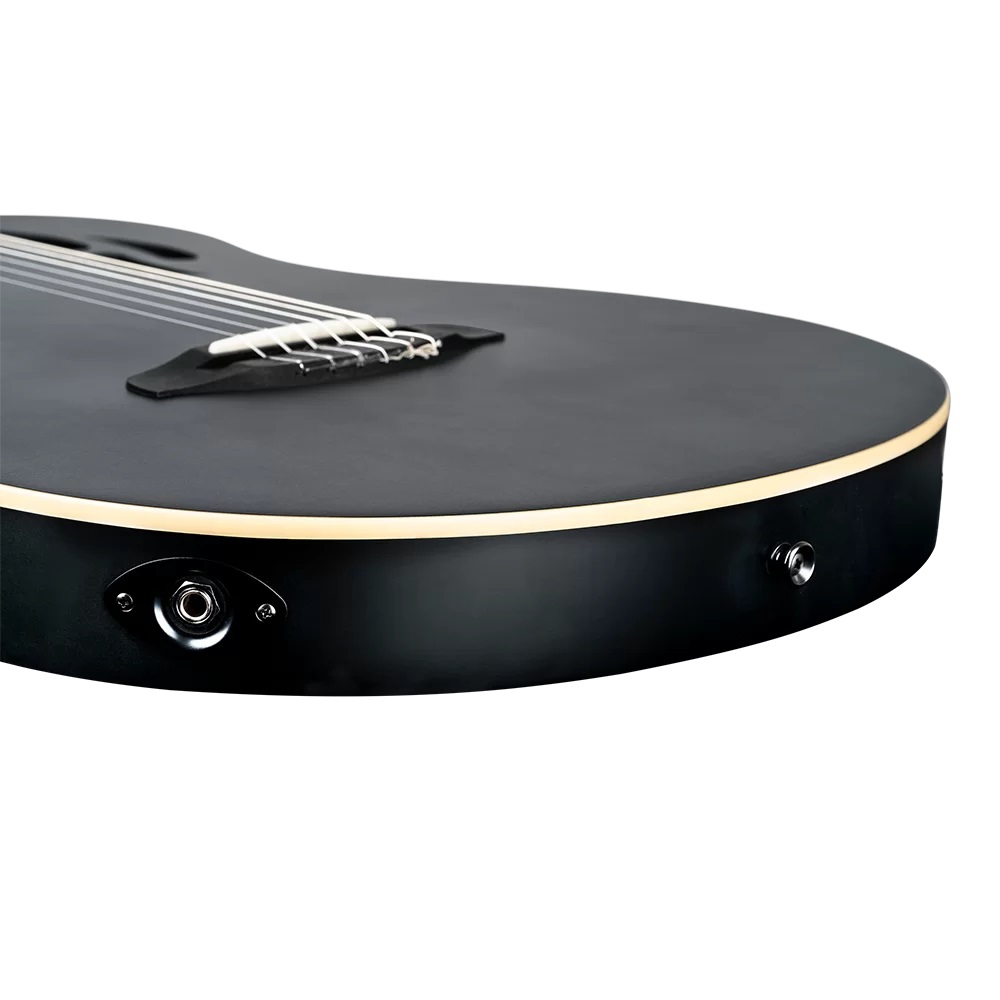 Ortega TourPlayer RTPSTD-SBK-L Solak Elektro Klasik Gitar (Siyah) 5