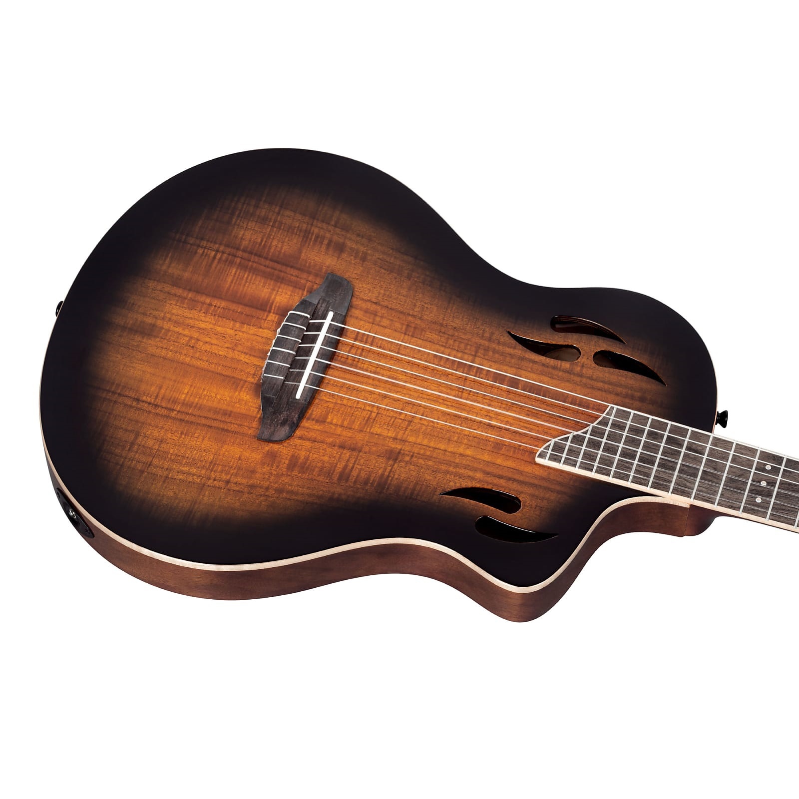 Ortega TourPlayer Deluxe RTPDLX-ACA Elektro Klasik Gitar (Acacia Burst) 3