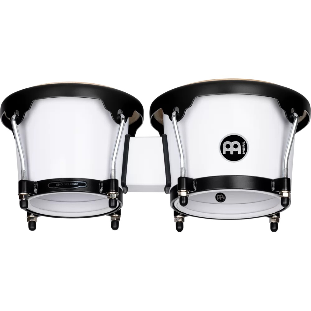 Meinl Journey Series 6 1/2" Macho & 7 1/2" Hembra Molded ABS Bongo (Bright White) 1/2+ 7 1/2 Hb50wh 2