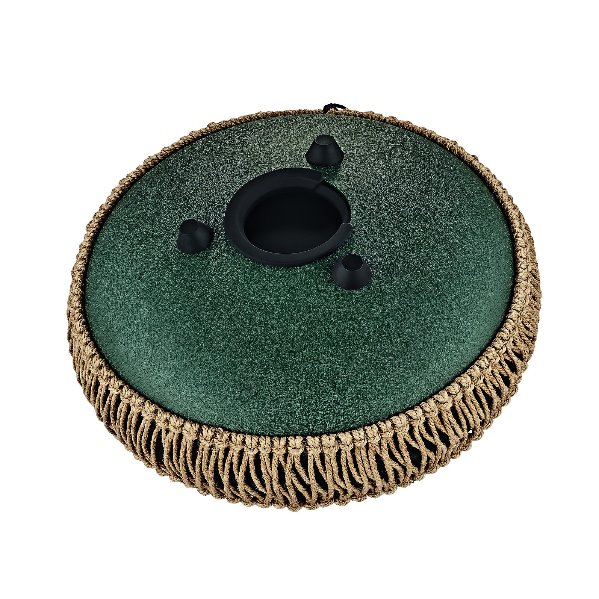 Meinl Sonic Energy 10" Medium Octave Steel Tongue Drum (F# Minor, 8 Notes, 432 Hz, Dark Green) 2