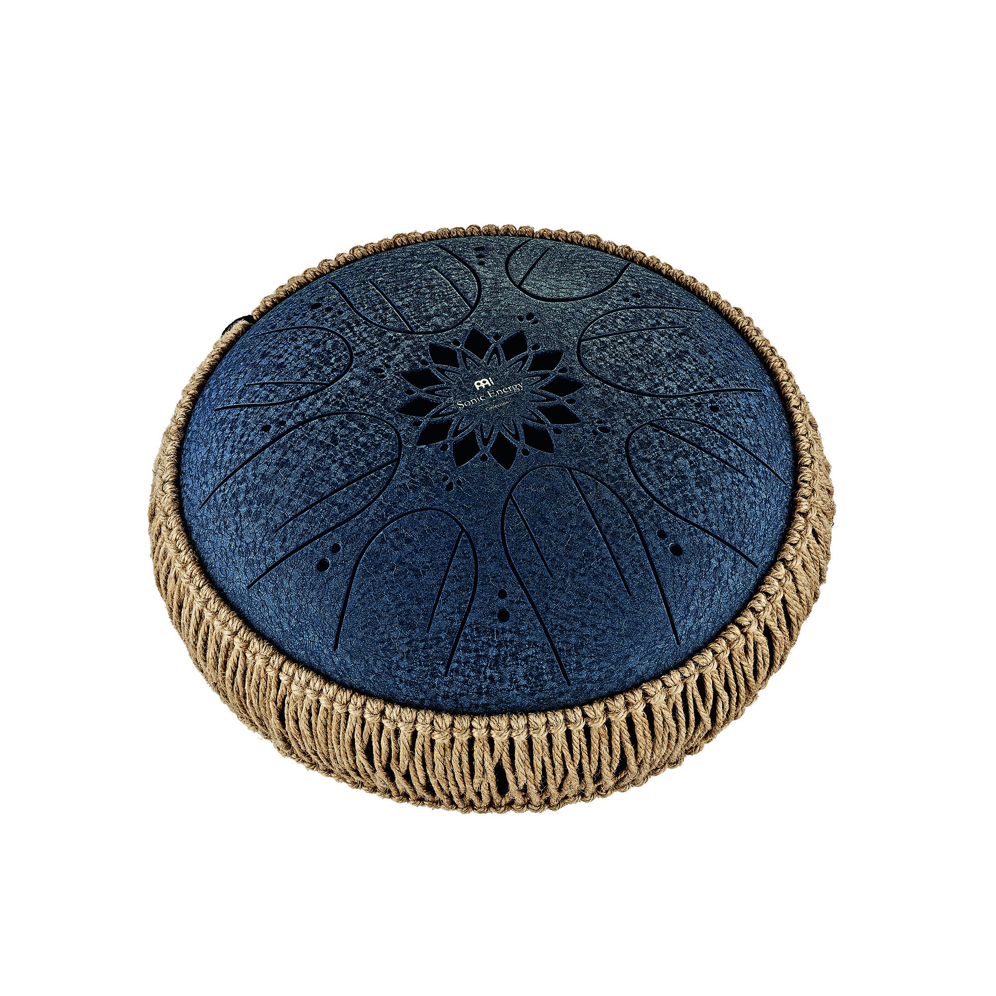 Meinl Sonic Energy 10" Medium Octave Steel Tongue Drum (C Minor, 8 Notes, 432 Hz, Navy Blue) 1