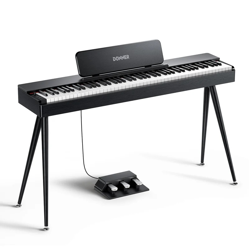 Donner Oura S100 Dijital Piyano (Black Oak Grain) 1