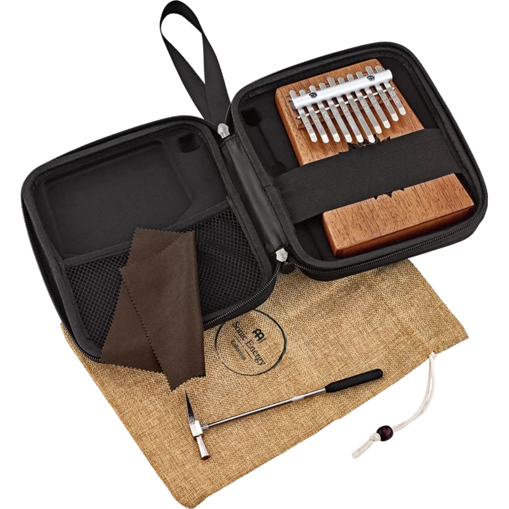 Meinl Sonic Energy KL1008H Sound Hole C Major 10 Note Kalimba (Mahogany) 5