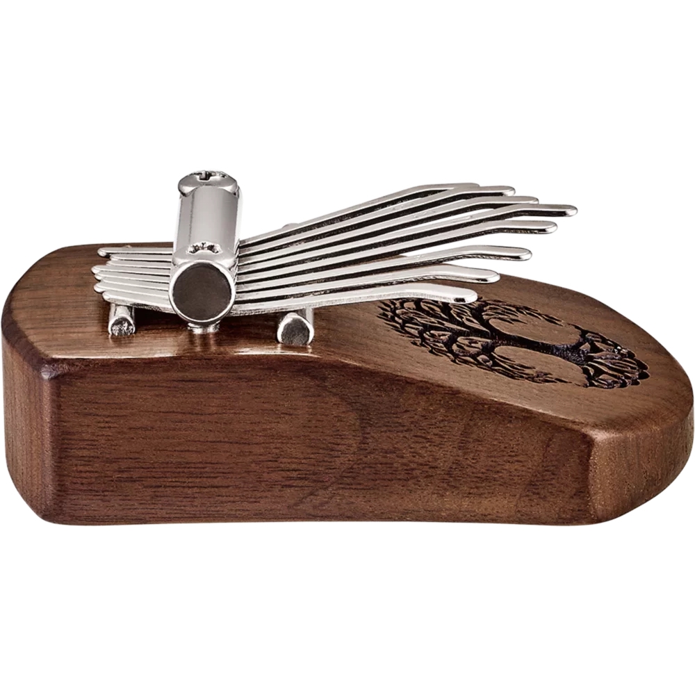 Meinl Sonic Energy KL801TOL Mini Solid Tree Of Life C Major 8 Note Kalimba (Black Walnut) 3