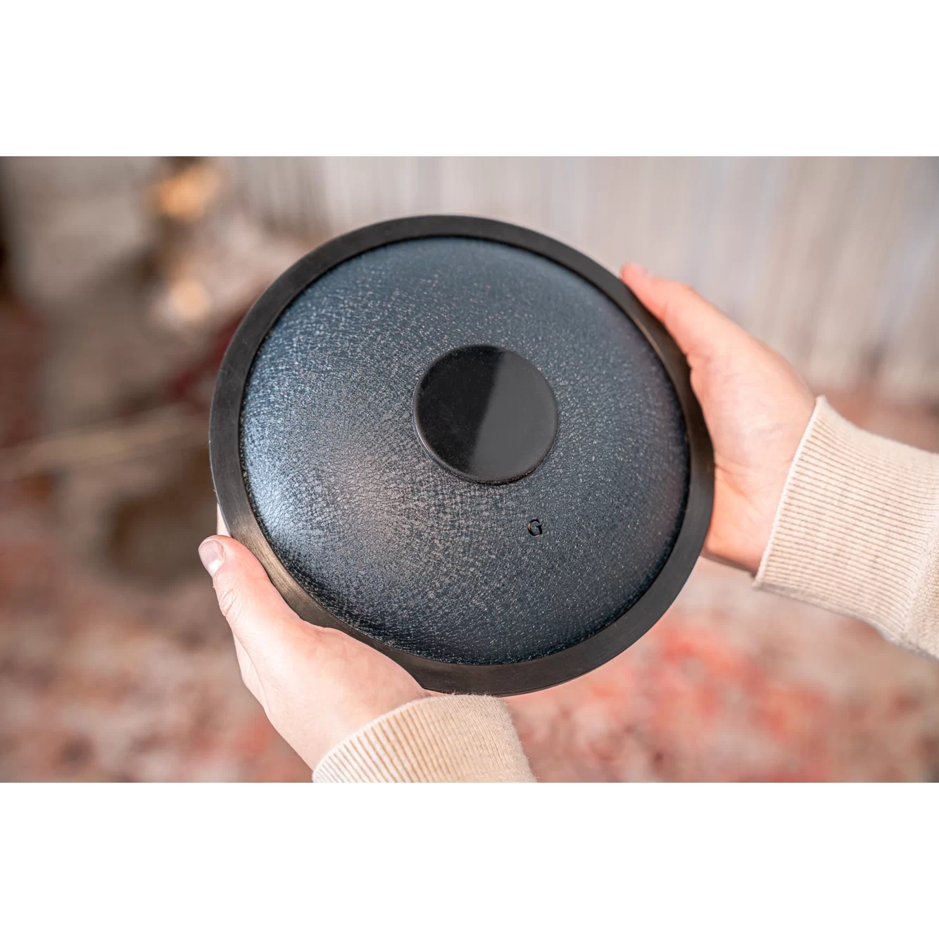 Meinl Sonic Energy SSTD2NB Small Steel G-minor 7" Tongue Drum (Navy Blue) 5
