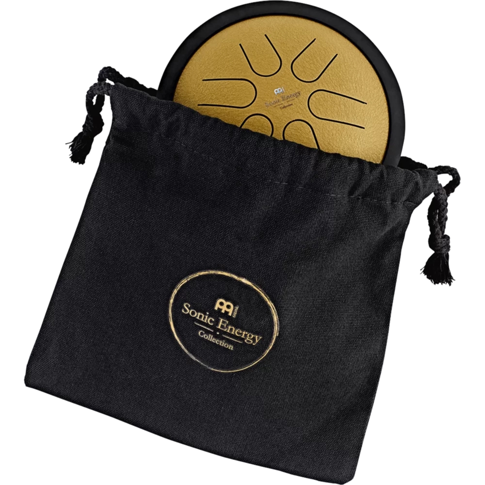 Meinl Sonic Energy MSTD3G Mini Steel B-major 6'' Tongue Drum (Gold) 4