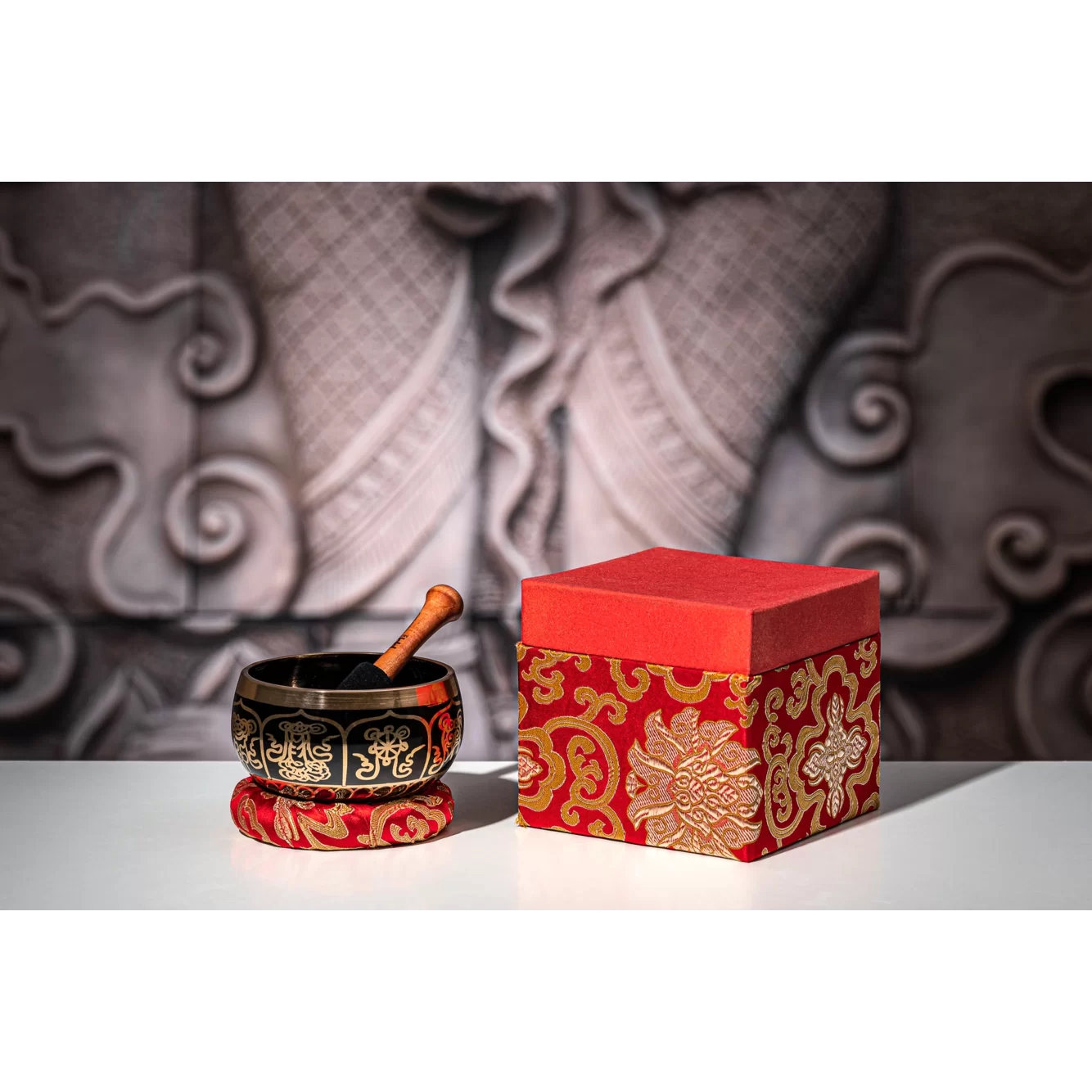 Meinl Sonic Energy SB-OR-400-R Ornamental Series Singing Bowl 4.13'' (Kırmızı) 3