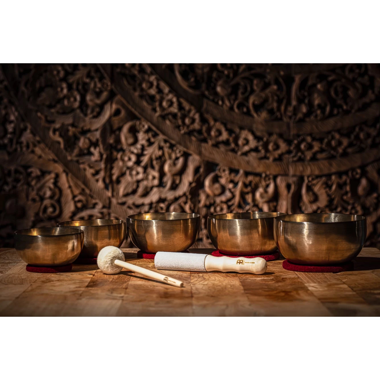 Meinl Sonic Energy SB-RM-LE Resonant Suede Singing Bowl Mallet (Small) 4