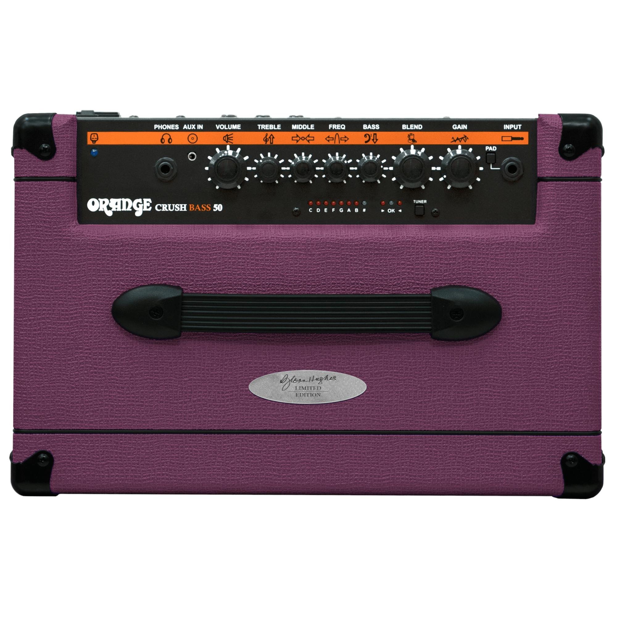 Orange Limited Edition Glenn Hughes Crush Bass 50 Combo Amfi (Mor) 5