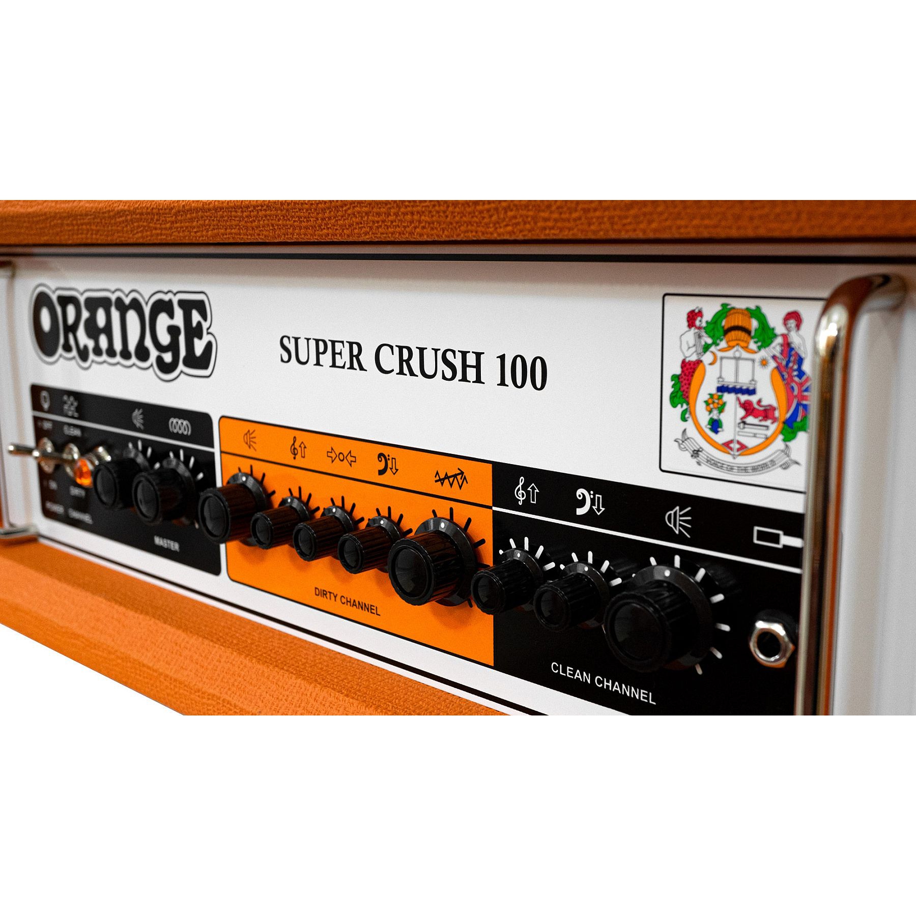 Orange Super Crush 100 100-Watt Kafa Amfi (Orange) 6