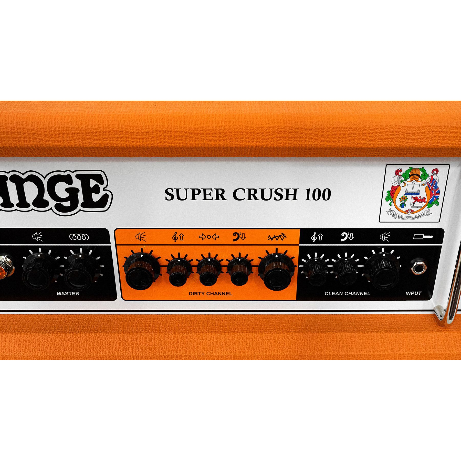 Orange Super Crush 100 100-Watt Kafa Amfi (Orange) 7