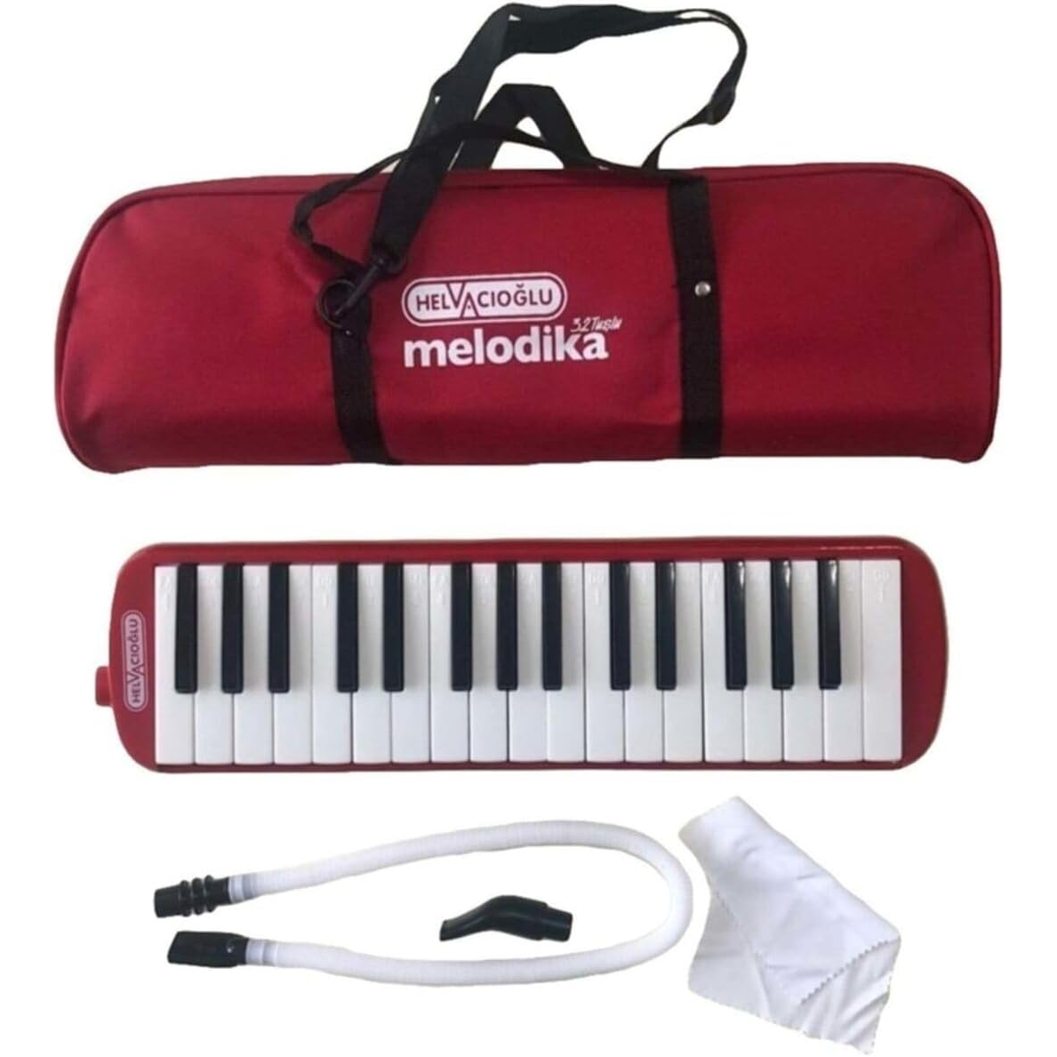 Helvacıoğlu 32 Tuşlu Melodika (Kırmızı) 1