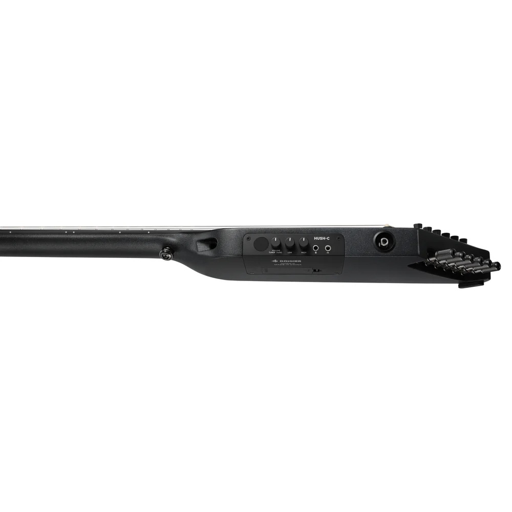 Donner Hush-C Silent Klasik Gitar (Siyah) 6