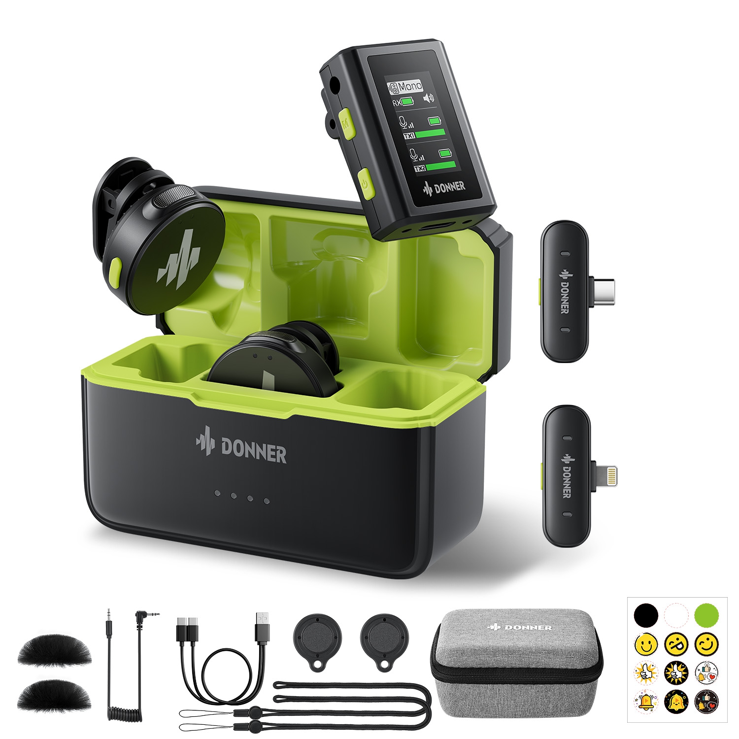 Donner VPM-20 Wireless Lavalier Mikrofon 4