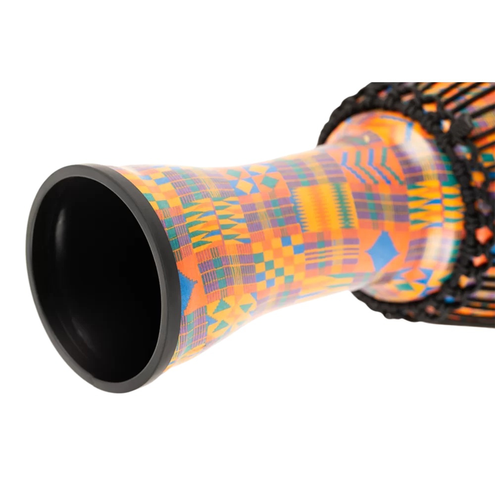 Meinl PADJ2-M-G Travel Series Medium 10" Djembe (Kenyan Quilt) 5