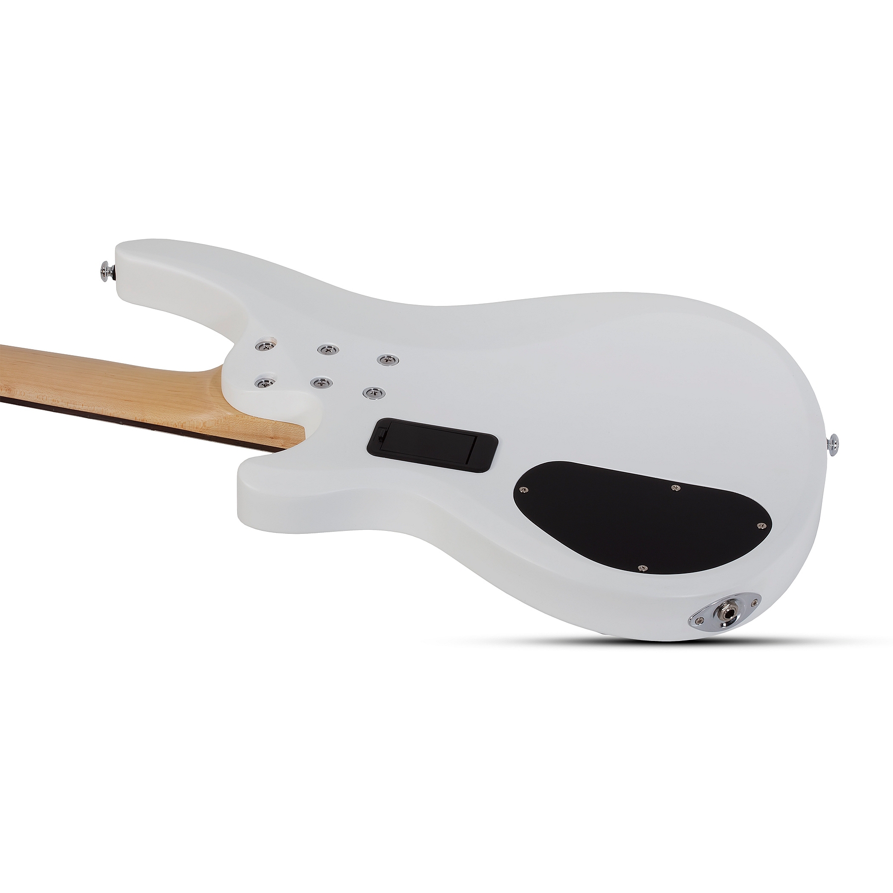 Schecter C-4 Deluxe Bas Gitar (Satin White) 9