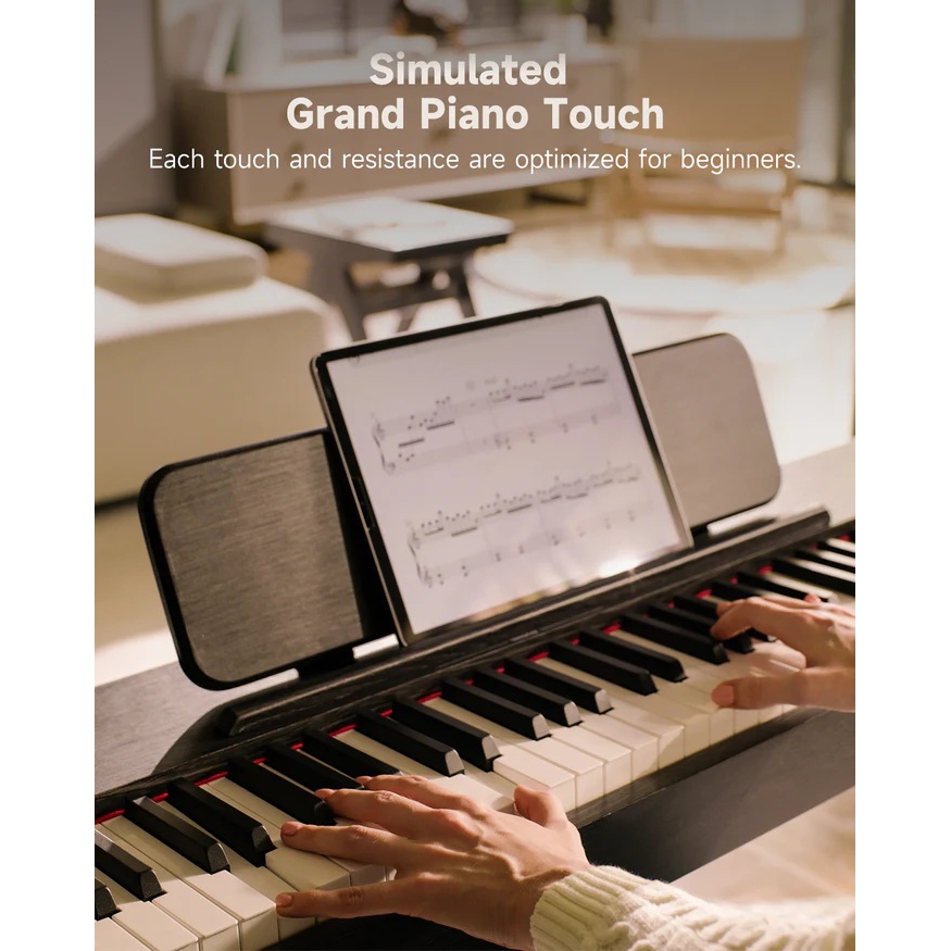 Donner Oura S100 Dijital Piyano (Black Oak Grain) 4