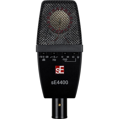 sE Electronics sE4400 Large-Diaphragm Multi-Pattern Condenser Mikrofon (Siyah) 1