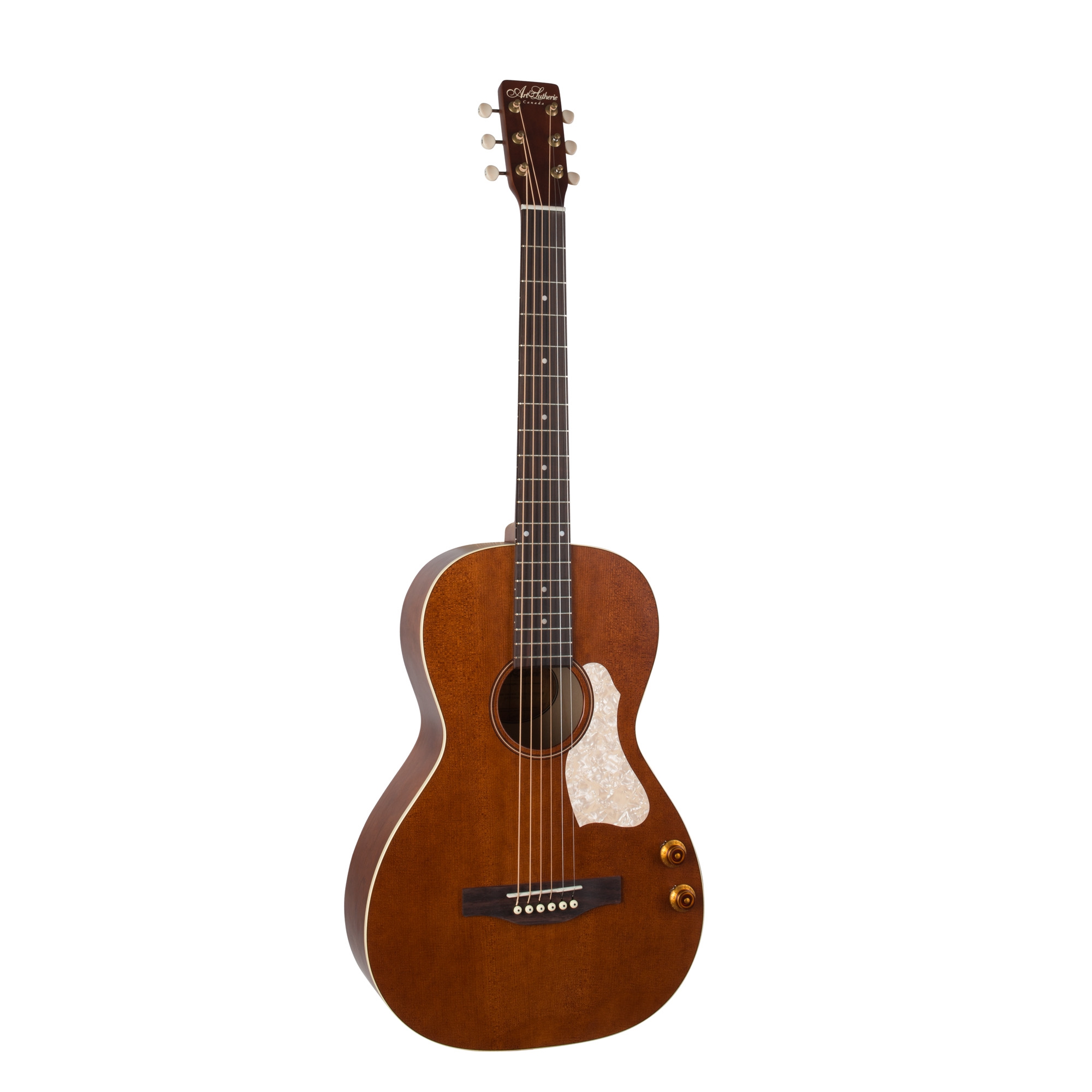 Art & Lutherie Roadhouse Parlor Q-discrete Elektro Akustik Gitar (Havana Brown) 2