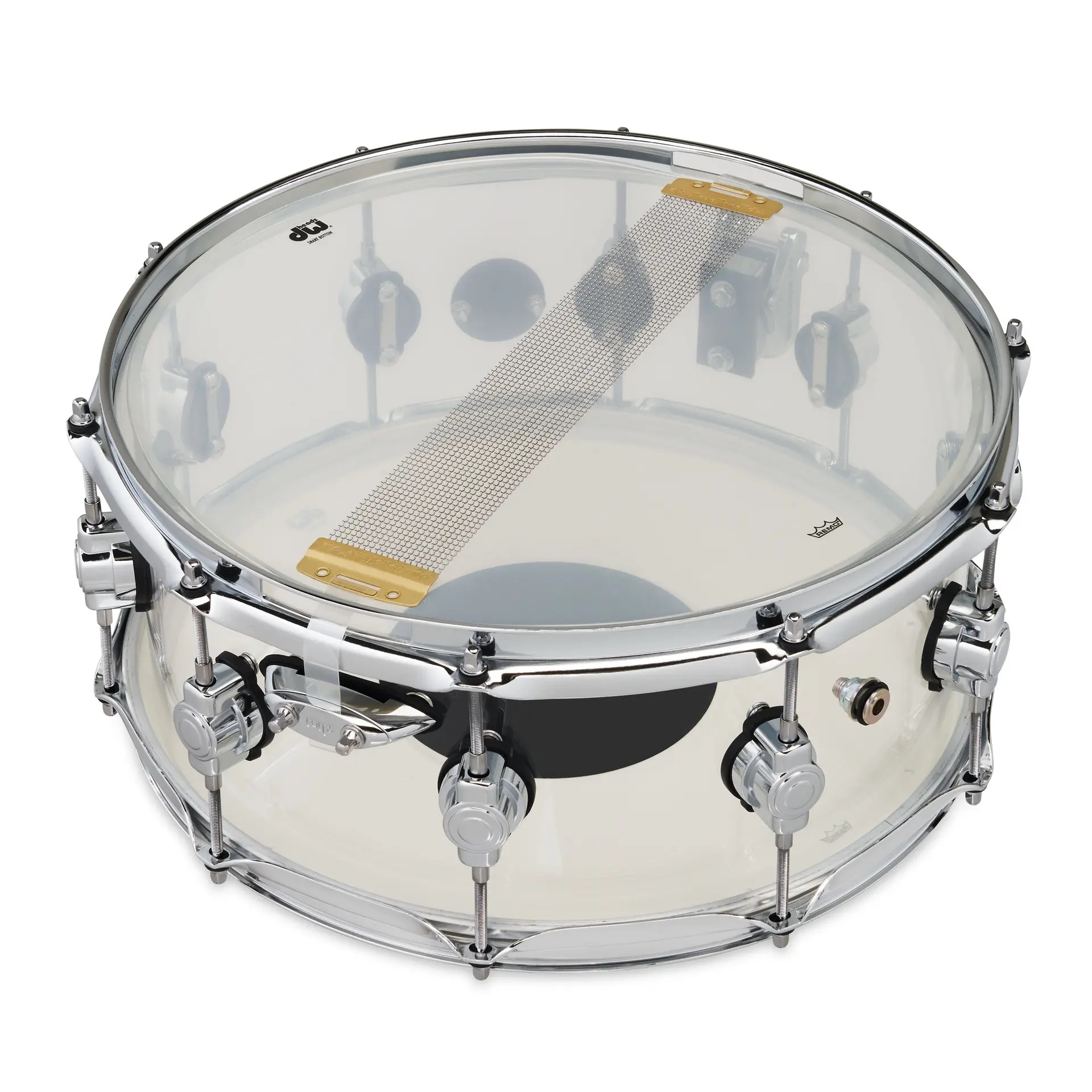 Dw Drums Design Series Acrylic 6 x 14" Trampet (Clear) 3