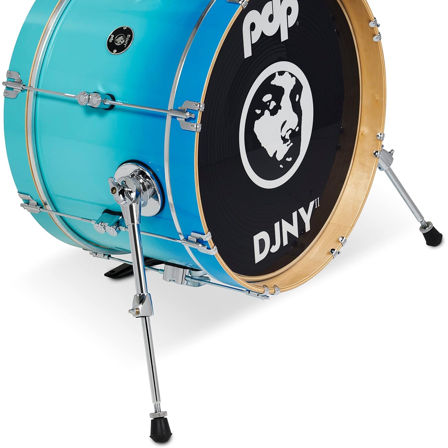 PDP Drums Daru Jones New Yorker II 4 Parça 18" Akustik Davul (Blue Fade) 6