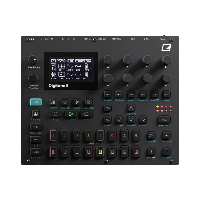 Elektron Digitone II 16-Track Polyphonic Digital Synthesizer 1