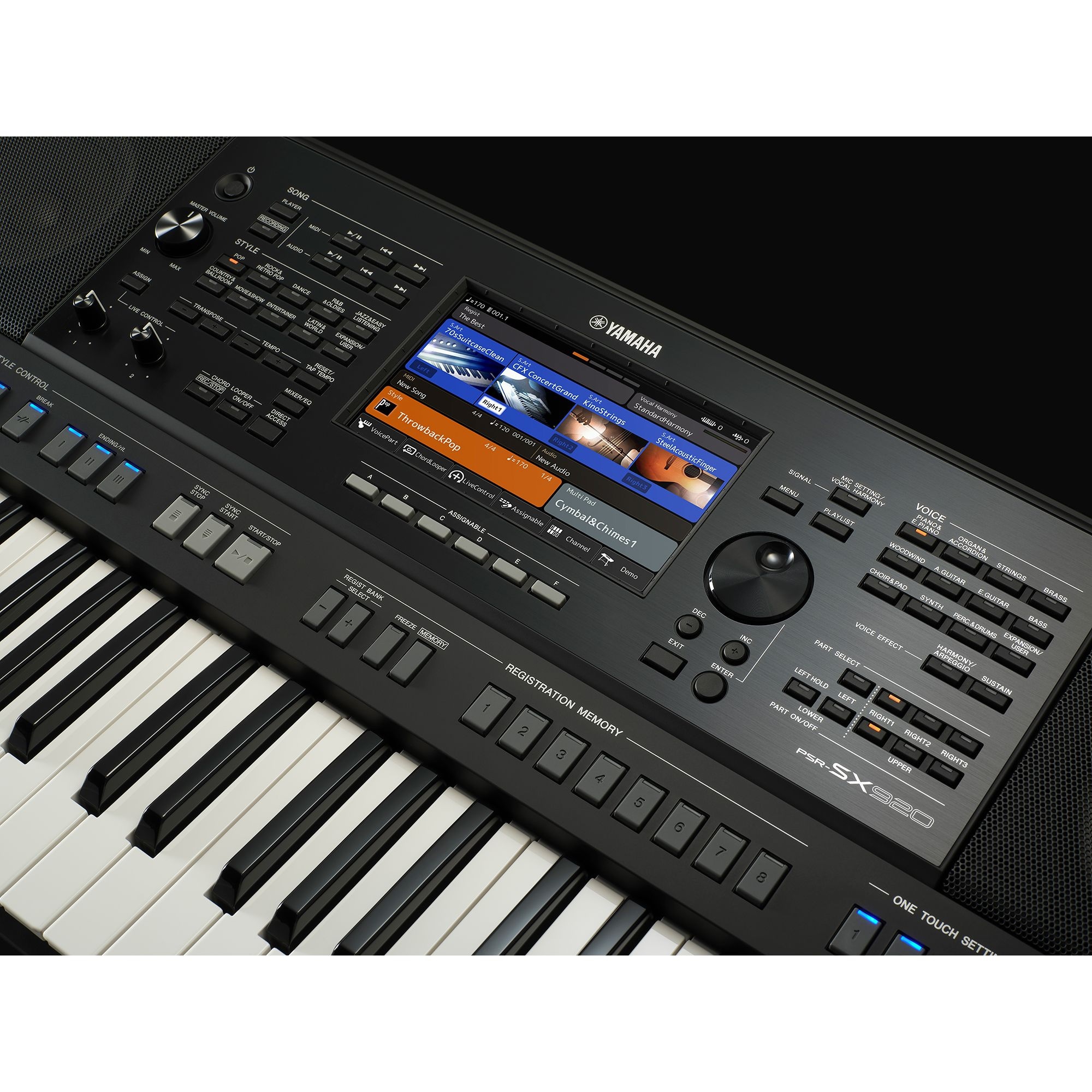 Yamaha PSR-SX920 Arranger Workstation Klavye 4