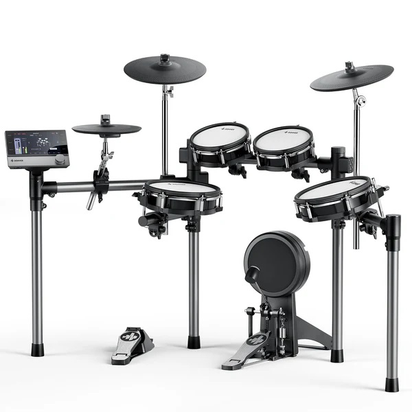 Donner Backbeat 8 Parça Elektro Davul (Siyah) 1