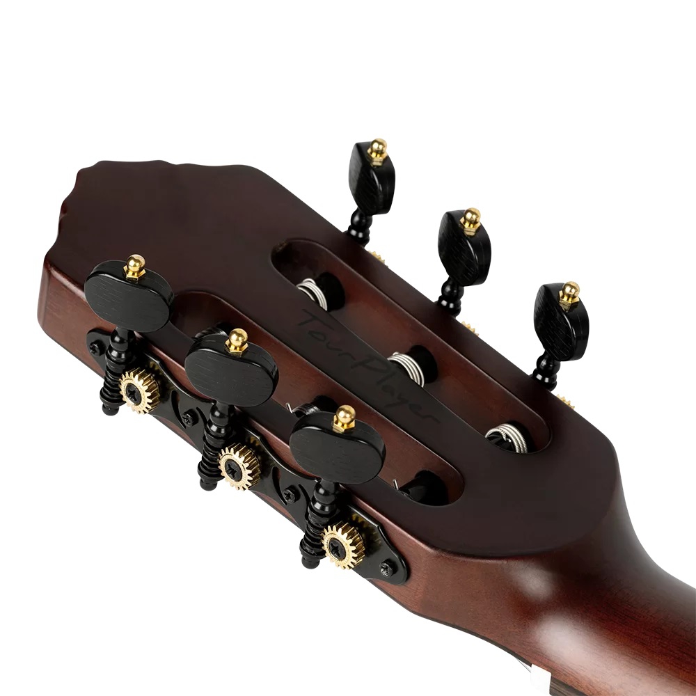 Ortega TourPlayer RTPSTD-NAT Elektro Klasik Gitar (Natural) 6